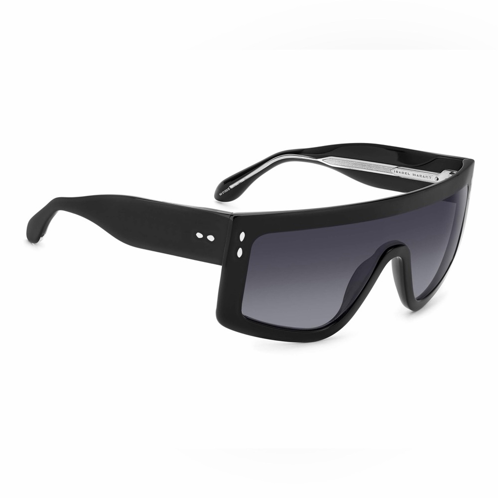 New! Isabel Marant IM0155/S 8079O Black Shield Sunglasses, Authentic - Picture 4 of 6